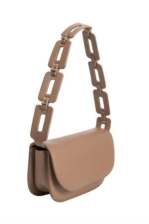 Melie Bianco Inez Vegan Bag - Taupe