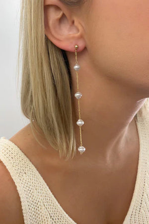 Farrah B Aura Pearl Earrings