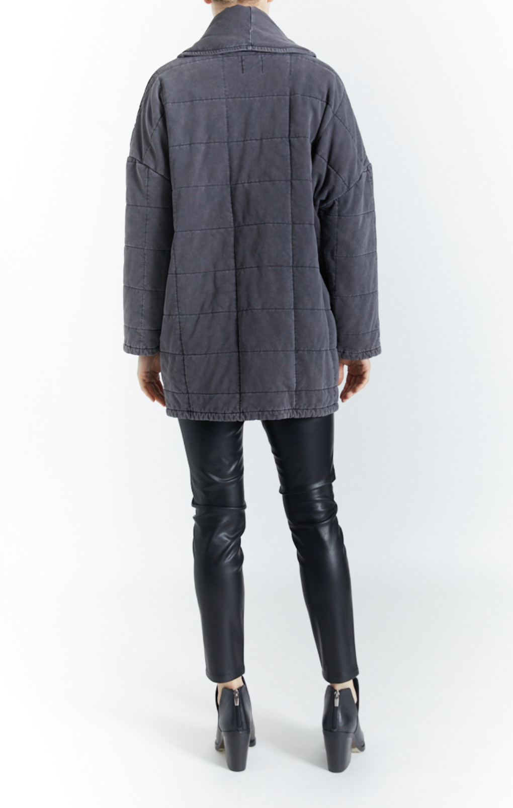Quilted Long Coat