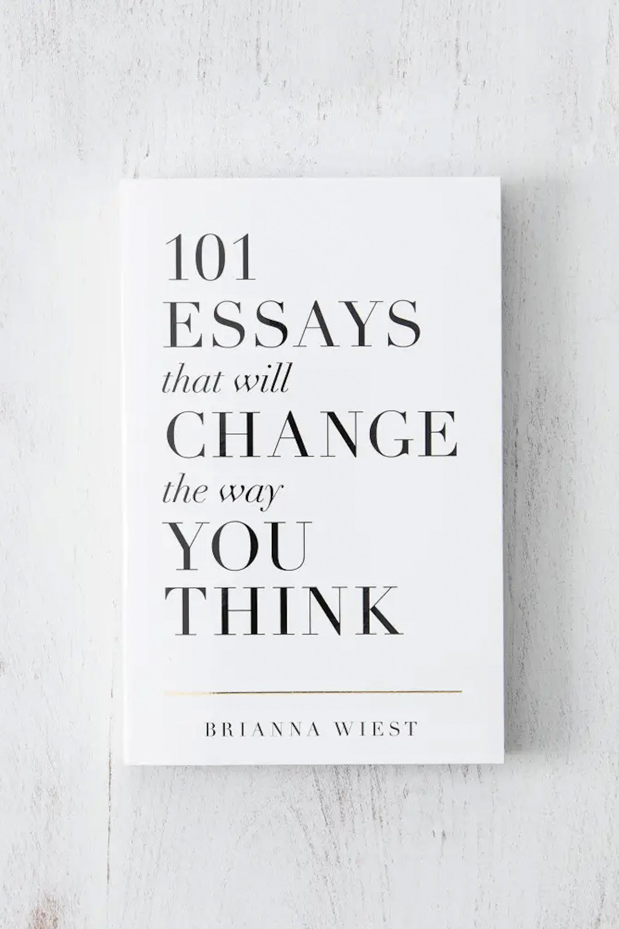 101 Essays That Will Change The Way You Think Book