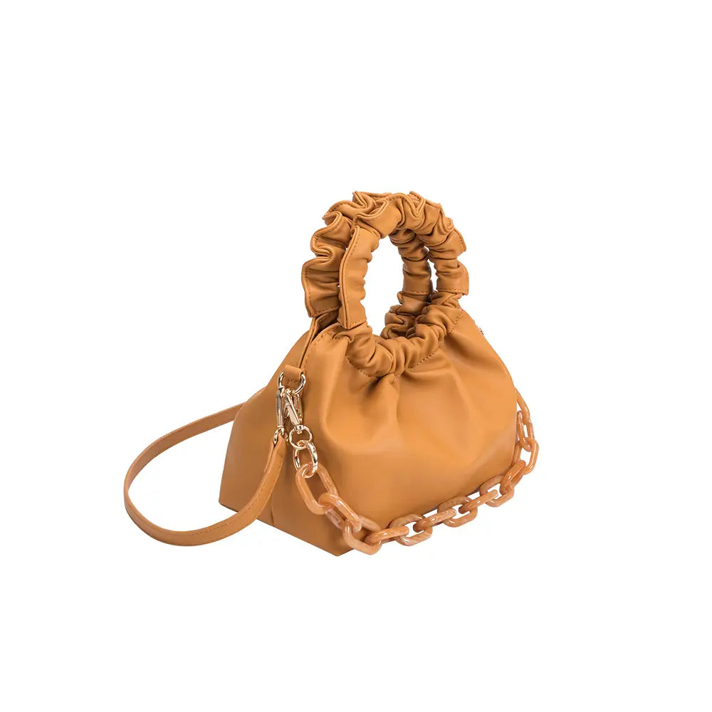 Melie Bianco - Brigitte Handle Bag - Caramel - Maude