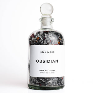 18oz Obsidian - Bath Salt Soak (STORE PICK UP ONLY)