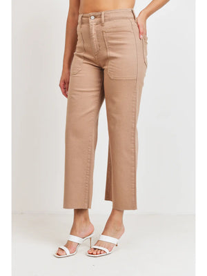 Nautical Wide-Leg Pants
